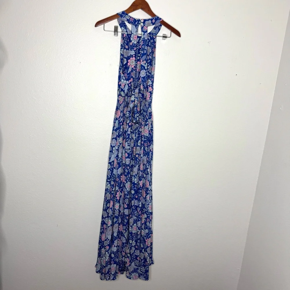 Abel The Label Blue Bell Cottage Floral Maxi Dress‎ - Picture 2 of 9